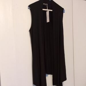 Urban Coci Sleeveless Black Drape Vest